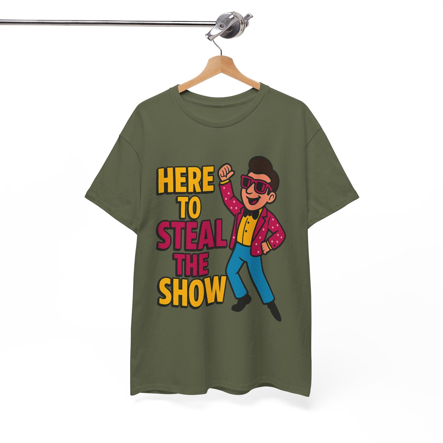 One of Our Favorites – “Here to Steal the Show” Dancing Tee - ZazzMode