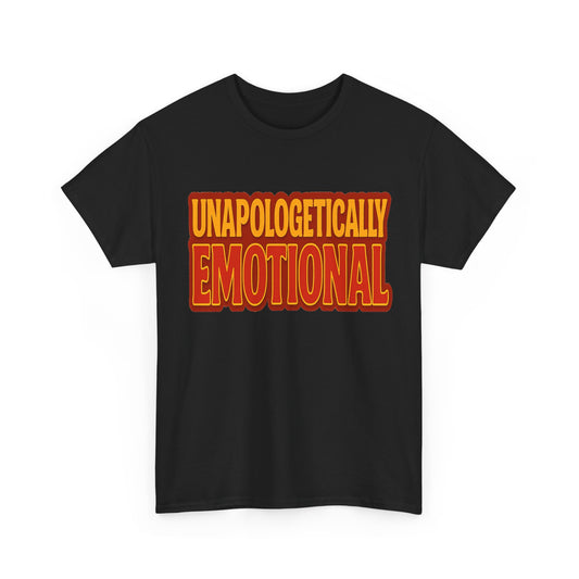 Unapologetically Emotional – Bold Retro Pride Graphic Tee