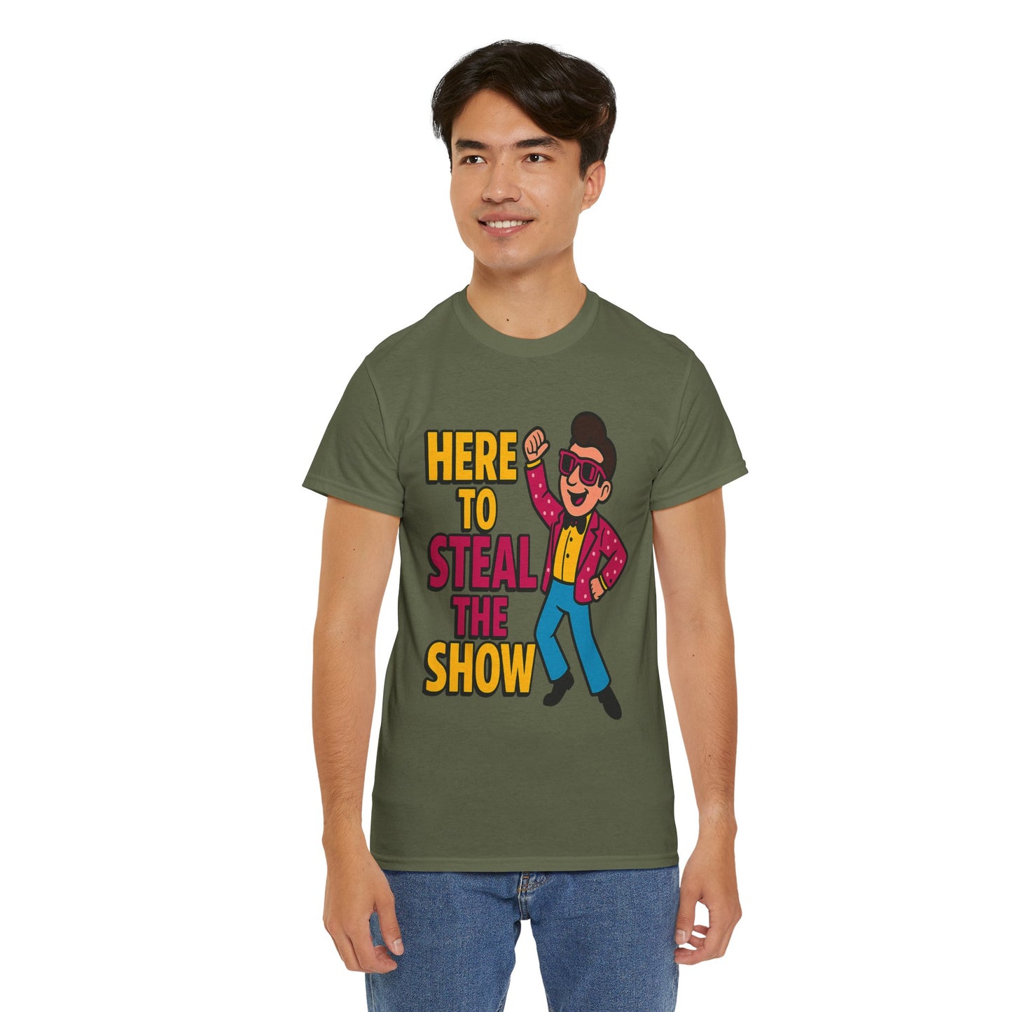 One of Our Favorites – “Here to Steal the Show” Dancing Tee - ZazzMode