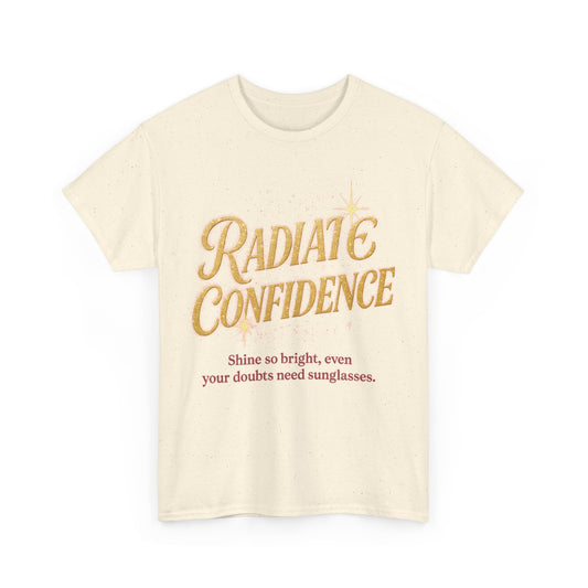 Radiate Confidence – Glittering Empowerment Tee