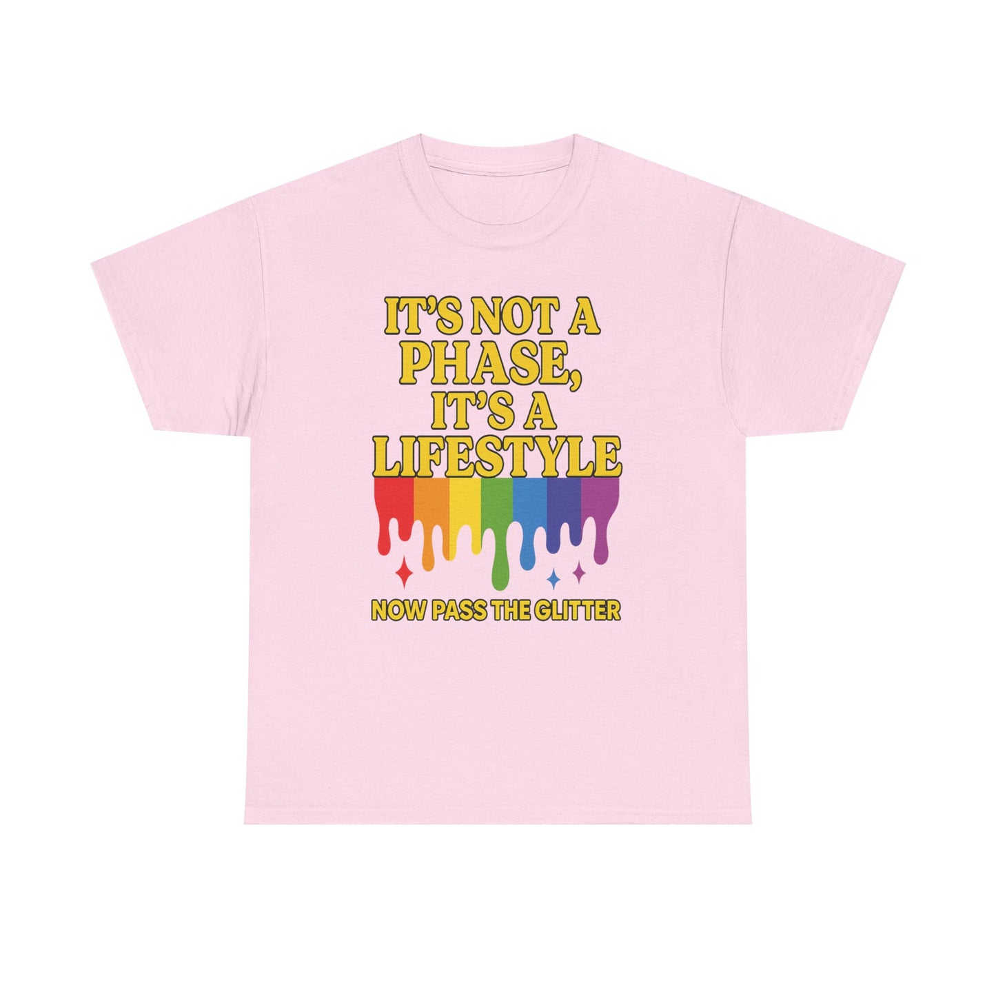 It’s Not a Phase – Rainbow Pride Drip Tee