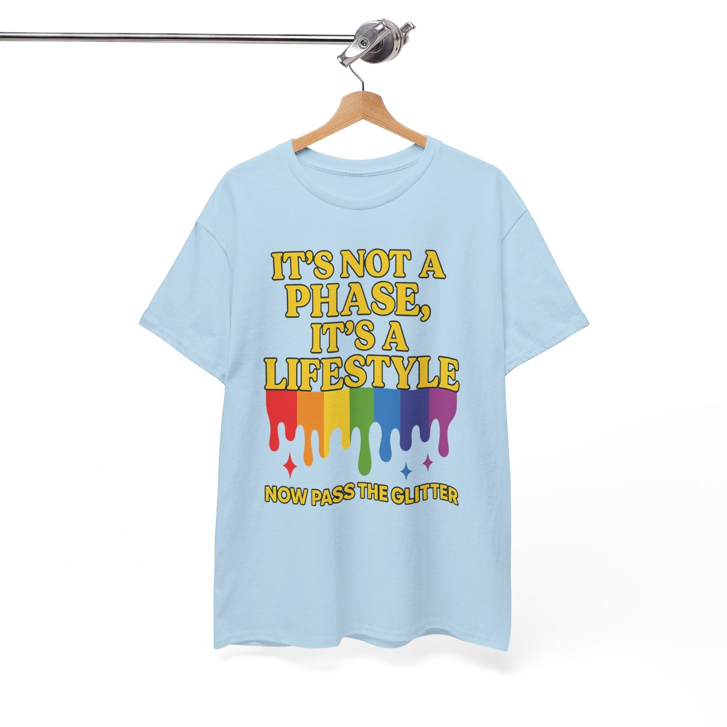 It’s Not a Phase – Rainbow Pride Drip Tee