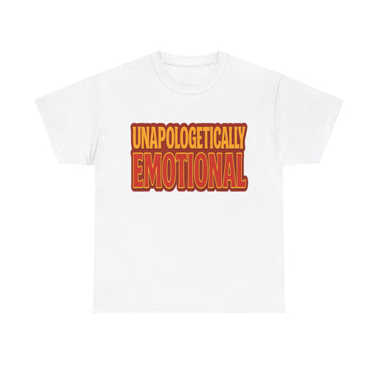 Unapologetically Emotional – Bold Retro Pride Graphic Tee
