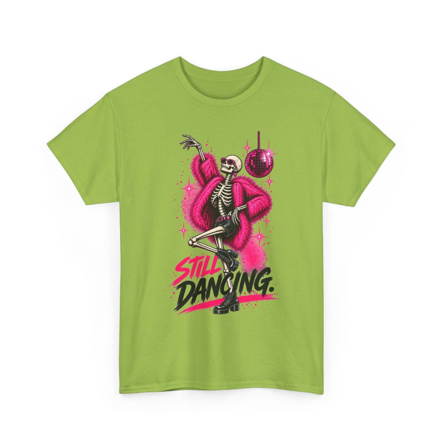 Still Dancing Skeleton Disco T-Shirt – Glam Graphic Tee