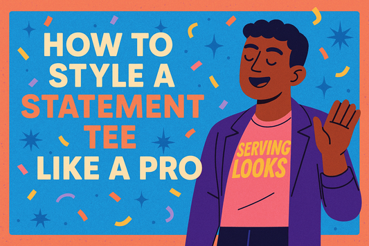 Dressed Down, Drama Up: Styling Tees with Attitude