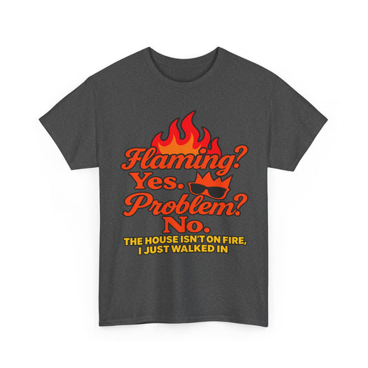 Flaming? Yes. Problem? No. | Funny Graphic Tee