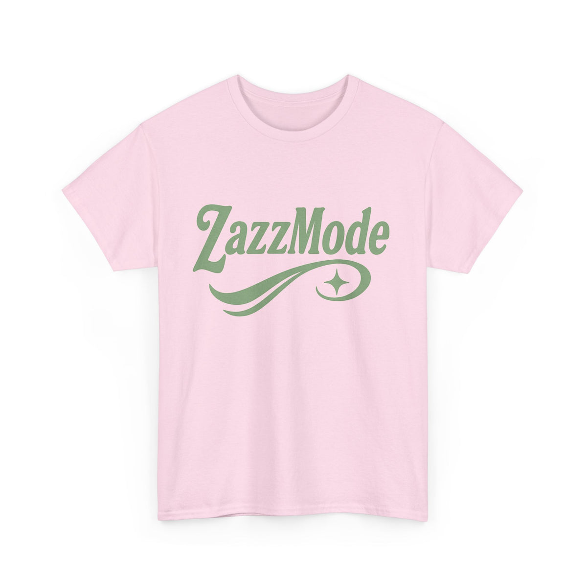 ZazzMode Signature Logo Tee – Mint Green Retro Sparkle