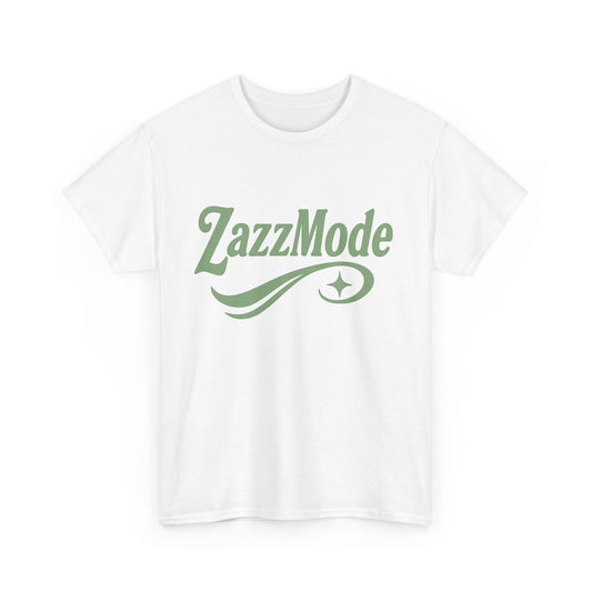 ZazzMode Signature Logo Tee – Mint Green Retro Sparkle