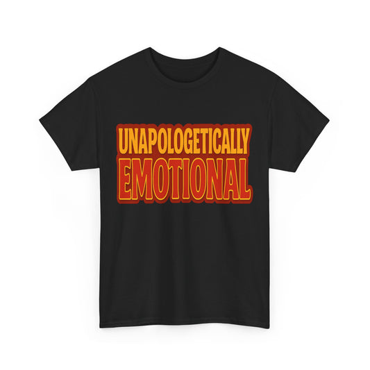 Unapologetically Emotional – Bold Retro Pride Graphic Tee