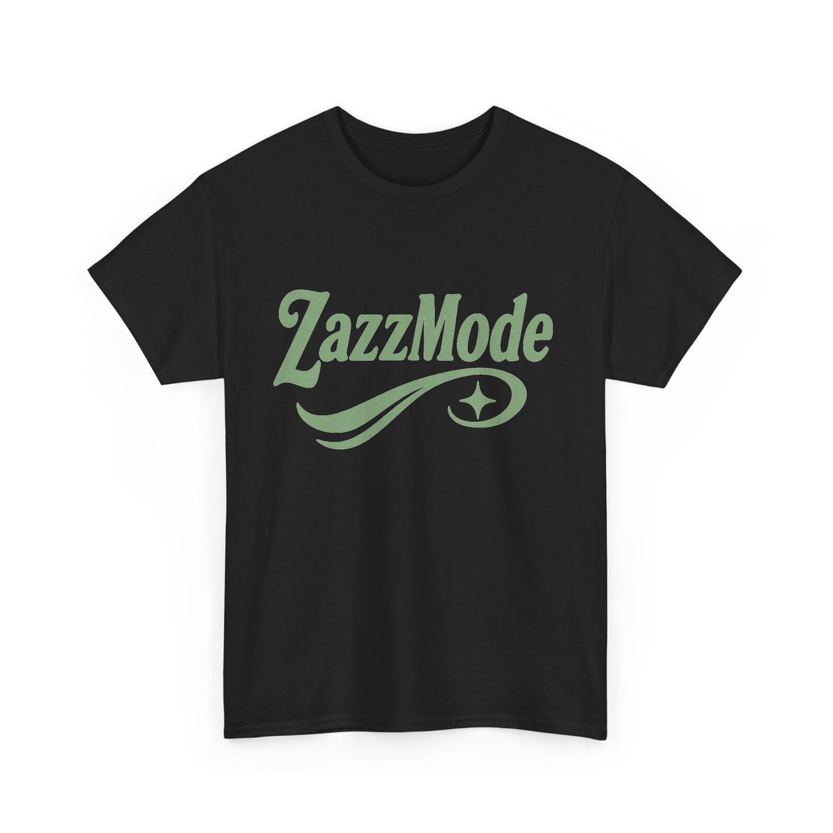 ZazzMode Signature Logo Tee – Mint Green Retro Sparkle