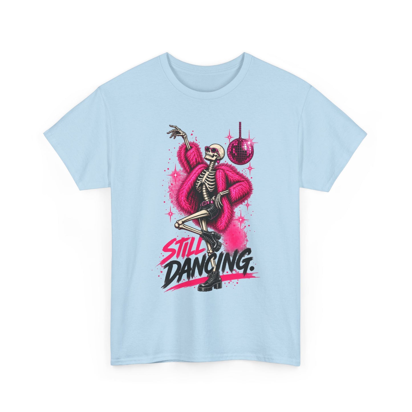 Still Dancing Skeleton Disco T-Shirt – Glam Graphic Tee