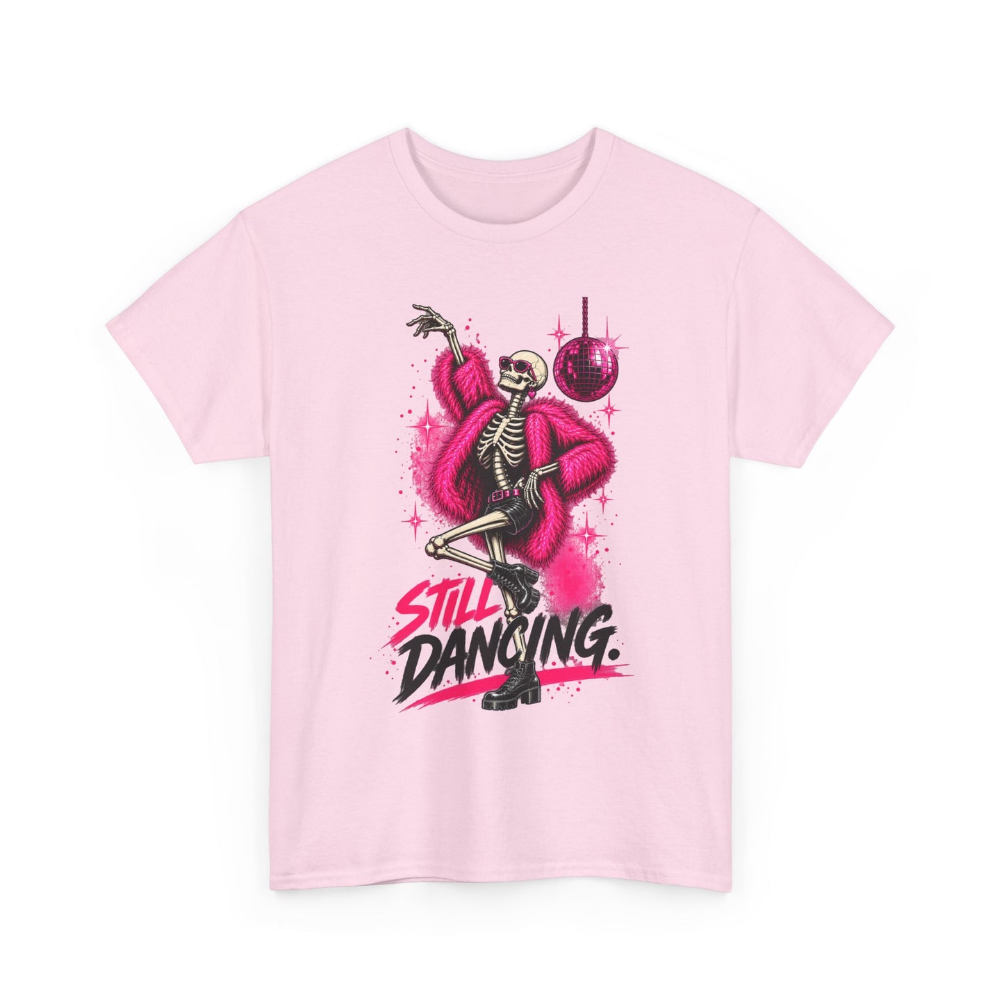 Still Dancing Skeleton Disco T-Shirt – Glam Graphic Tee