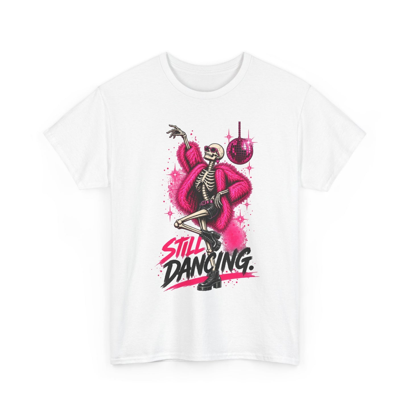 Still Dancing Skeleton Disco T-Shirt – Glam Graphic Tee