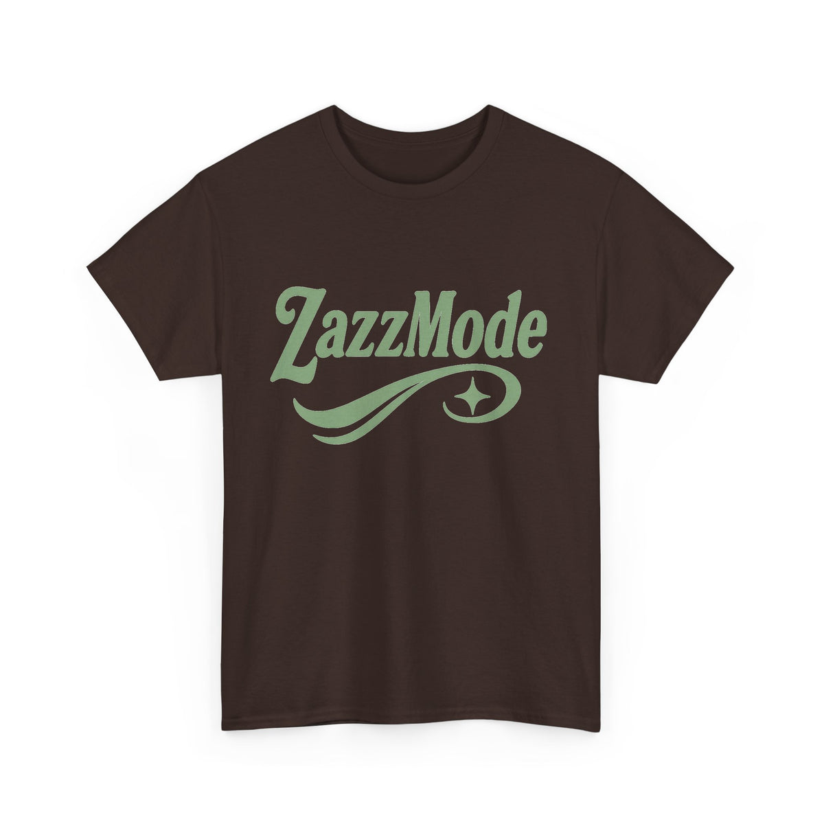 ZazzMode Signature Logo Tee – Mint Green Retro Sparkle