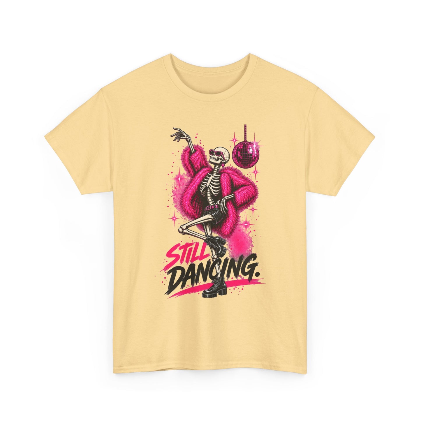 Still Dancing Skeleton Disco T-Shirt – Glam Graphic Tee