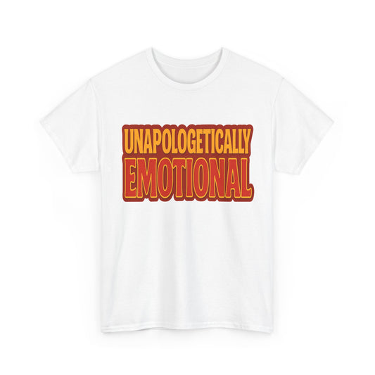 Unapologetically Emotional – Bold Retro Pride Graphic Tee